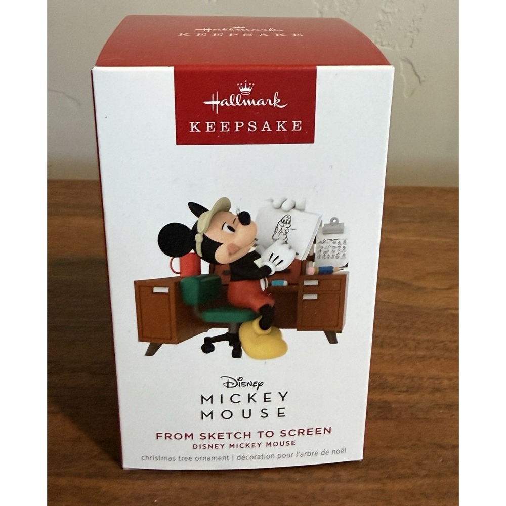 Hallmark Keepsake 2025 From Sketch to Screen Disney Mickey Mouse Ornament